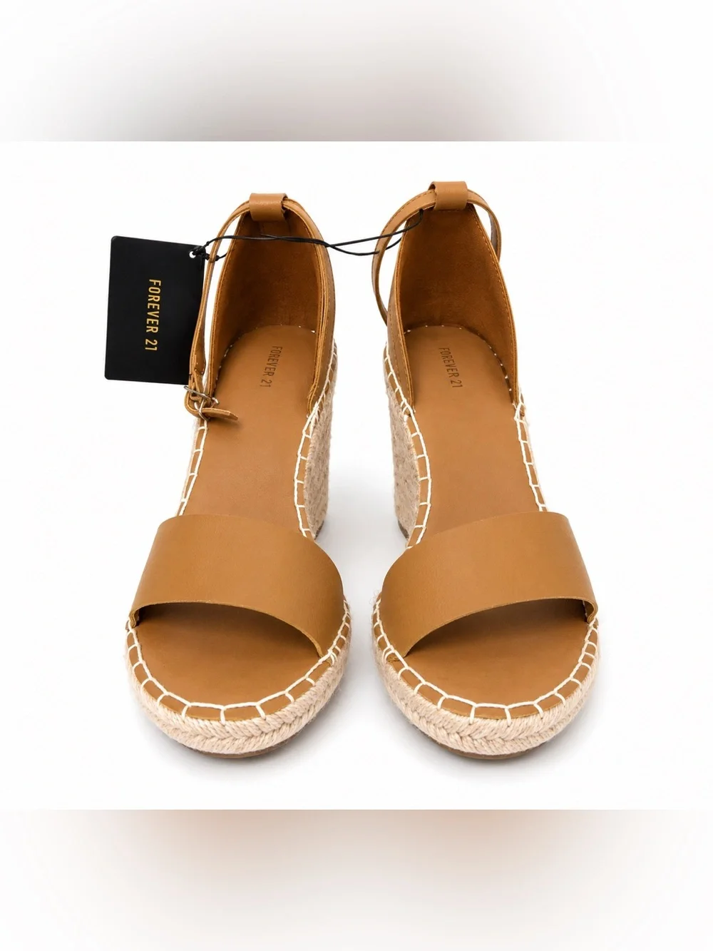 Forever 21 Tan Espadrille Wedges